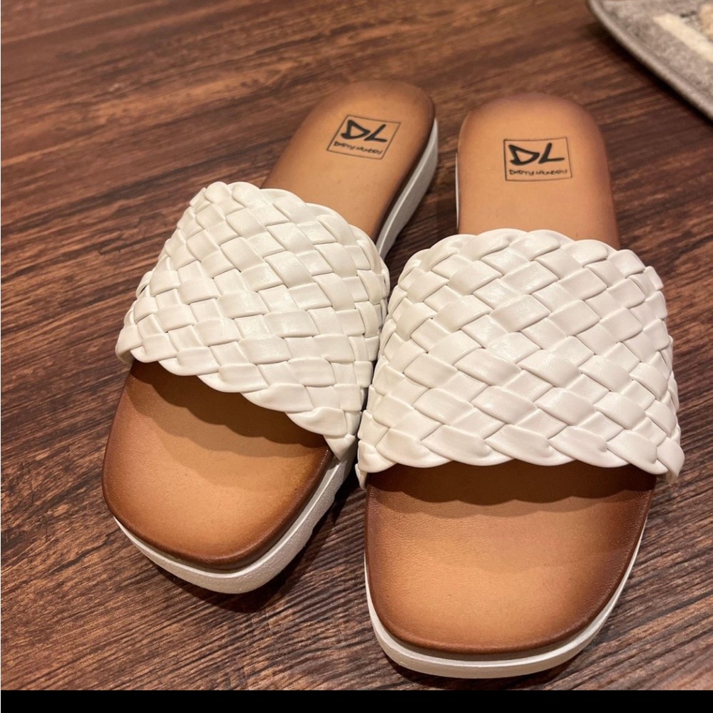 Dirty laundry sandals